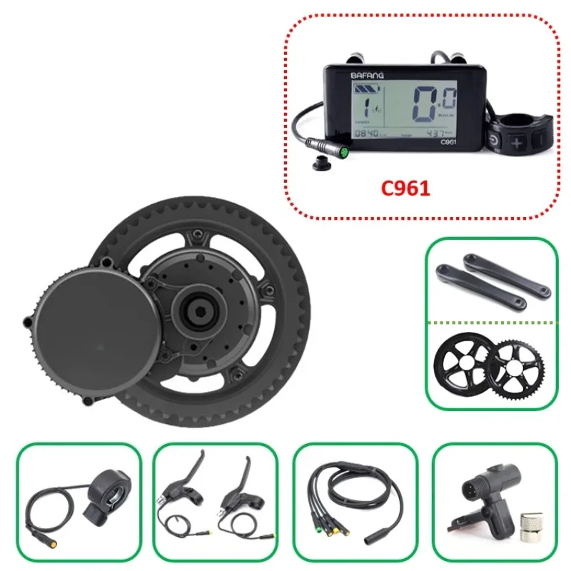 Kit Motor Penggerak Tengah G34 - Mid Drive Conversion Kit 1000W ulasan dan harga