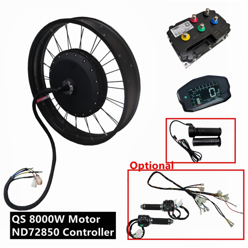 Kit Sepeda Listrik NBpower/QS2 - 72V 8000W Brushless Hub Motor ulasan dan harga