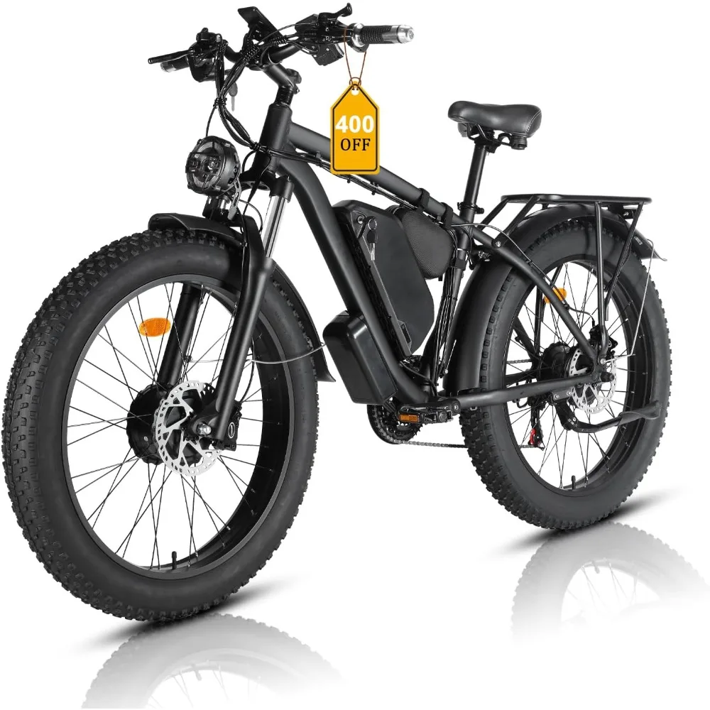 %Sepeda Listrik untuk Dewasa,  - Dual Motor Ebike Kit 2000W ulasan dan harga