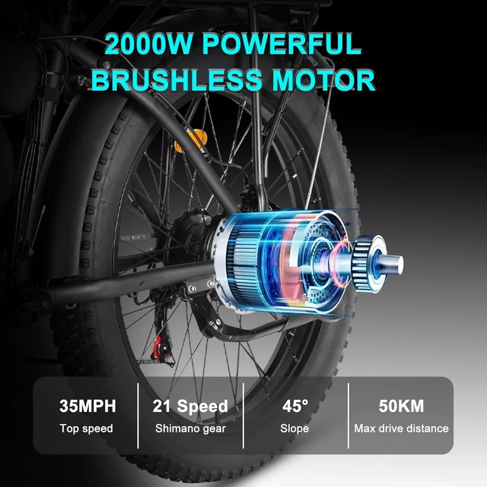 %Sepeda Listrik untuk Dewasa,  - Dual Motor Ebike Kit 2000W ulasan dan harga