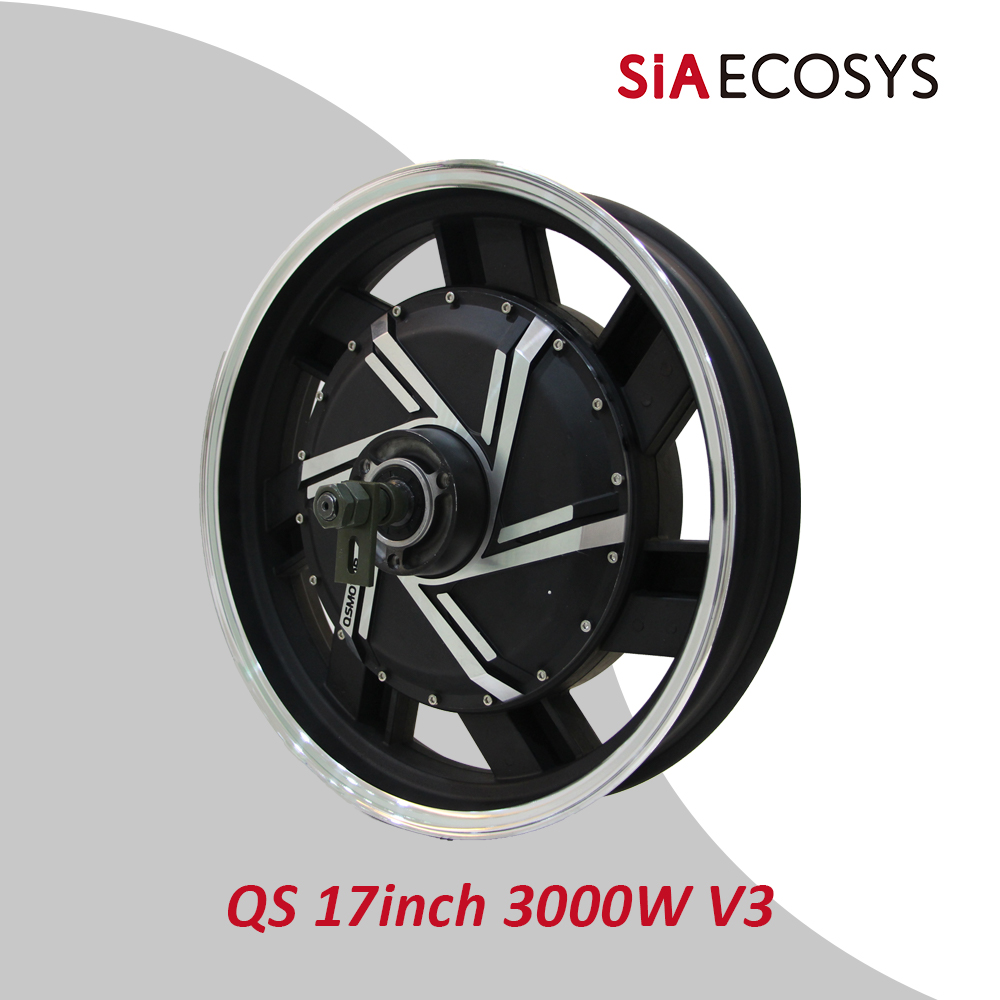 QSMOTOR QS273 17-inci 3000W V3 - 17 Inch Motorcycle Rim Hub Motor 72V ulasan dan harga